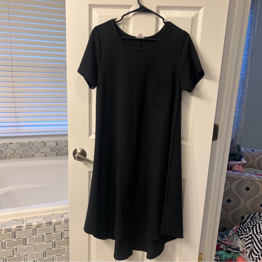 LuLaRoe Black High Low Carly Dress